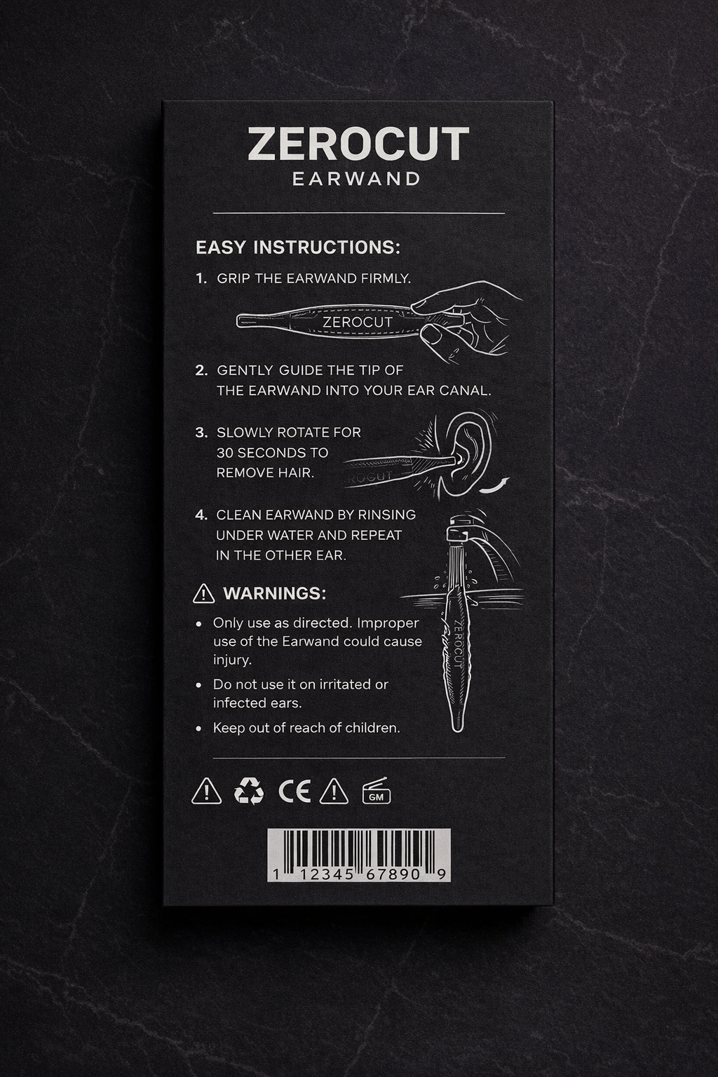 ZeroCut Earwand Back